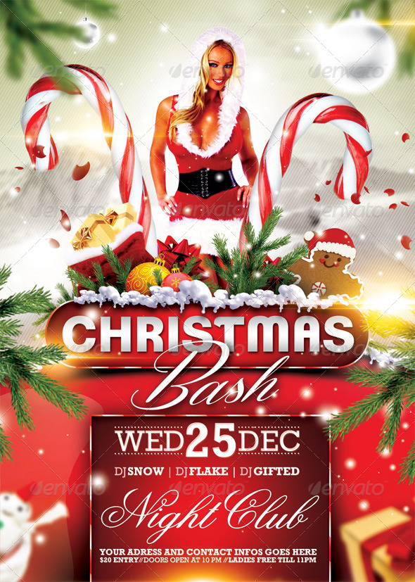 christmas bash flyer by qbmix graphicriver christmas club flyer